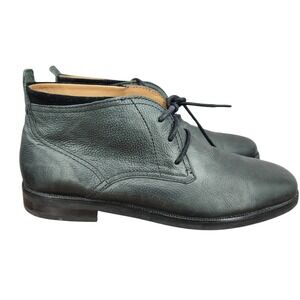 Cole Haan Chukka Boots Mens 11 M Ogden Stitch Black Leather Lace Up Ankle C24524